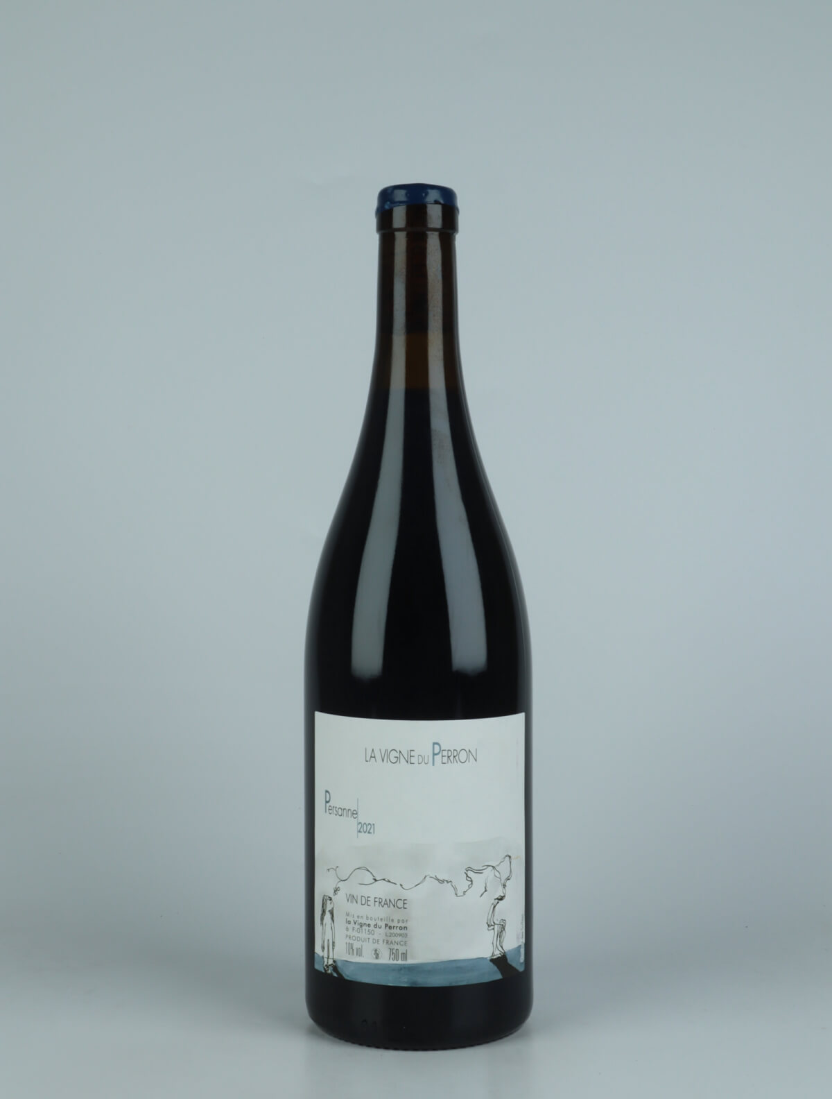 En flaske 2021 Persanne Rødvin fra Domaine du Perron, Bugey i Frankrig