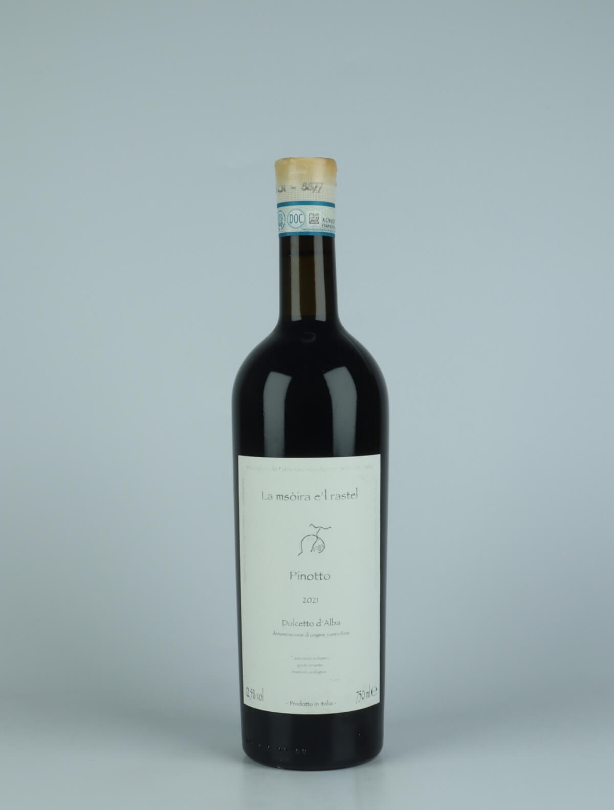 En flaske 2021 Pinotto - Dolcetto d'Alba Rødvin fra Fabio Gea, Piemonte i Italien