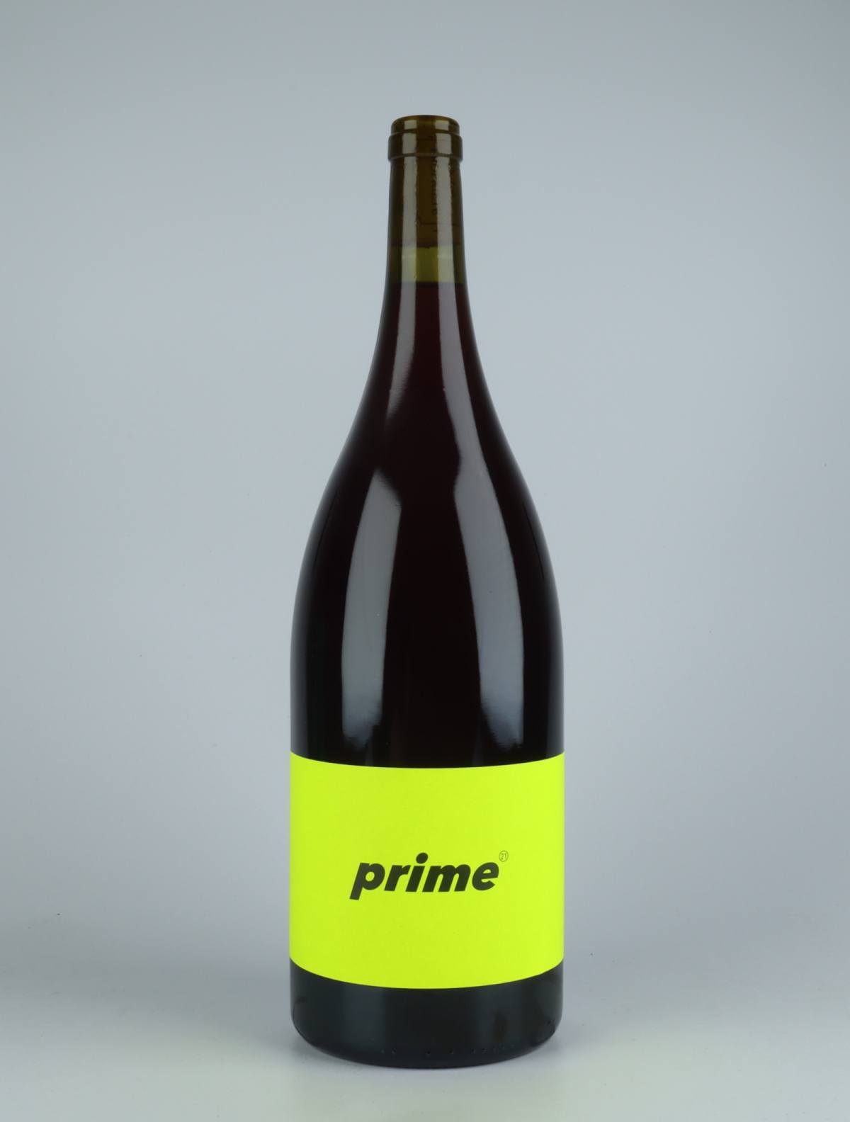 A bottle 2021 Prime Red wine from Les Frères Soulier, Rhône in France
