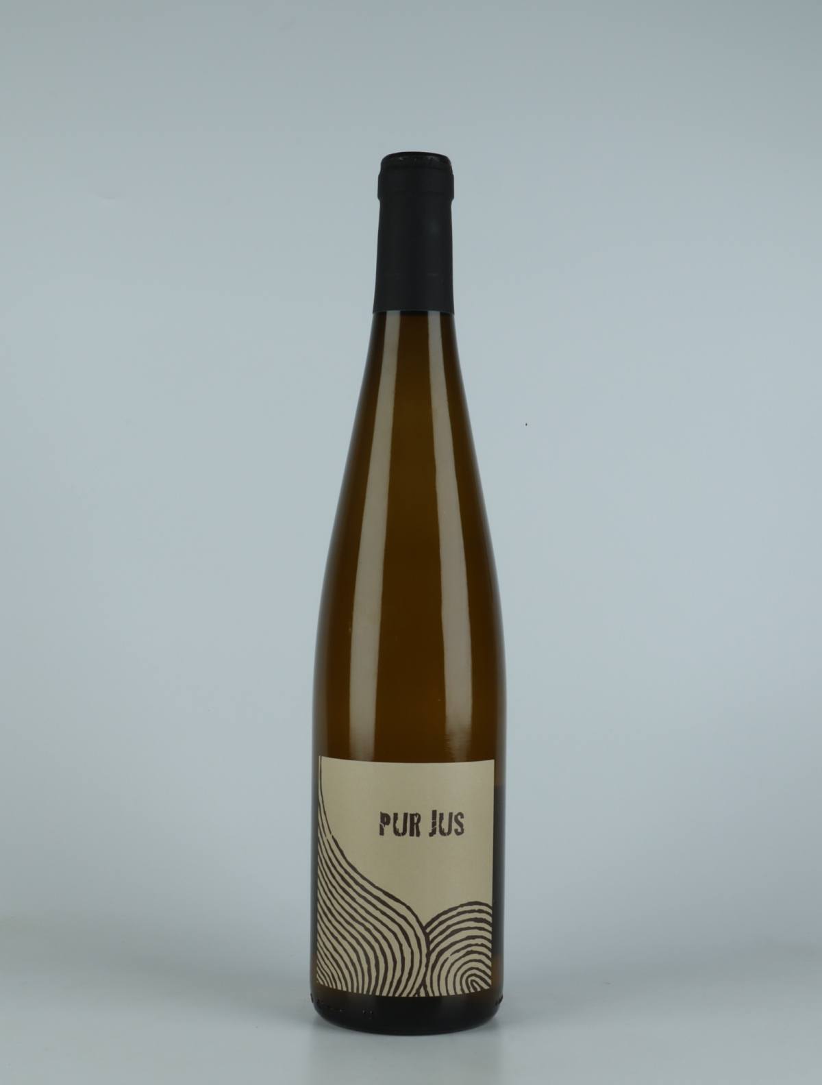 A bottle 2021 Pur Jus Blanc White wine from Ruhlmann Dirringer, Alsace in France