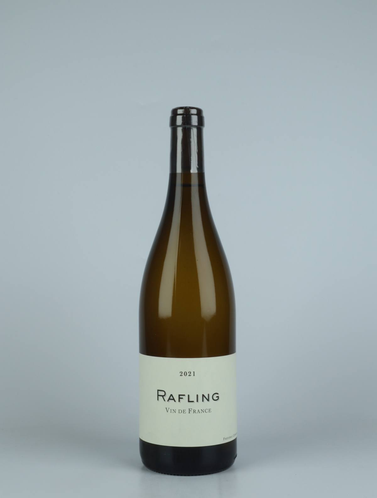A bottle 2021 Rafling Orange wine from Frédéric Cossard, Alsace in France