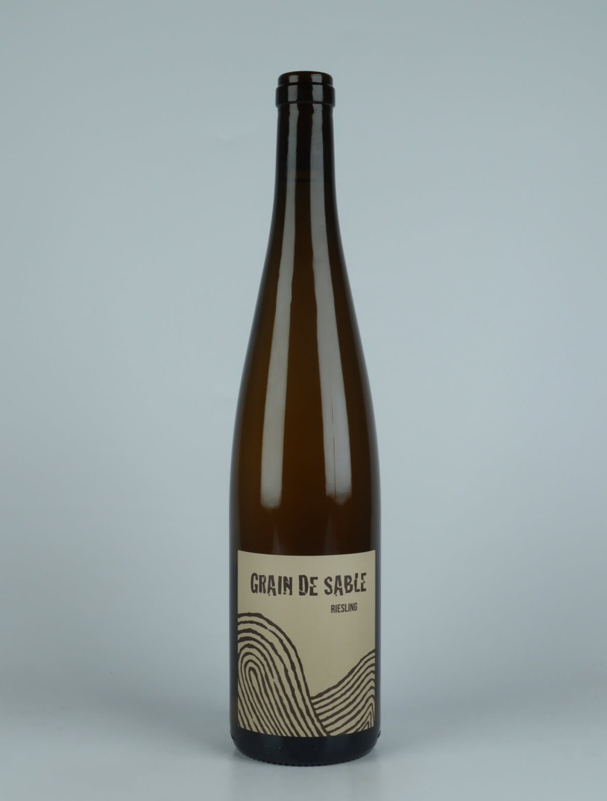 A bottle 2021 Riesling Grain de Sable White wine from Ruhlmann Dirringer, Alsace in France