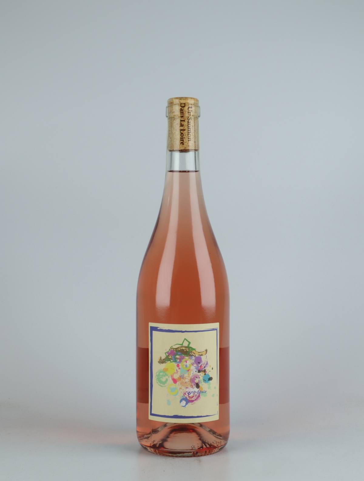 En flaske 2021 Rosé - Vin de Frantz Rosé fra Frantz Saumon, Loire i Frankrig
