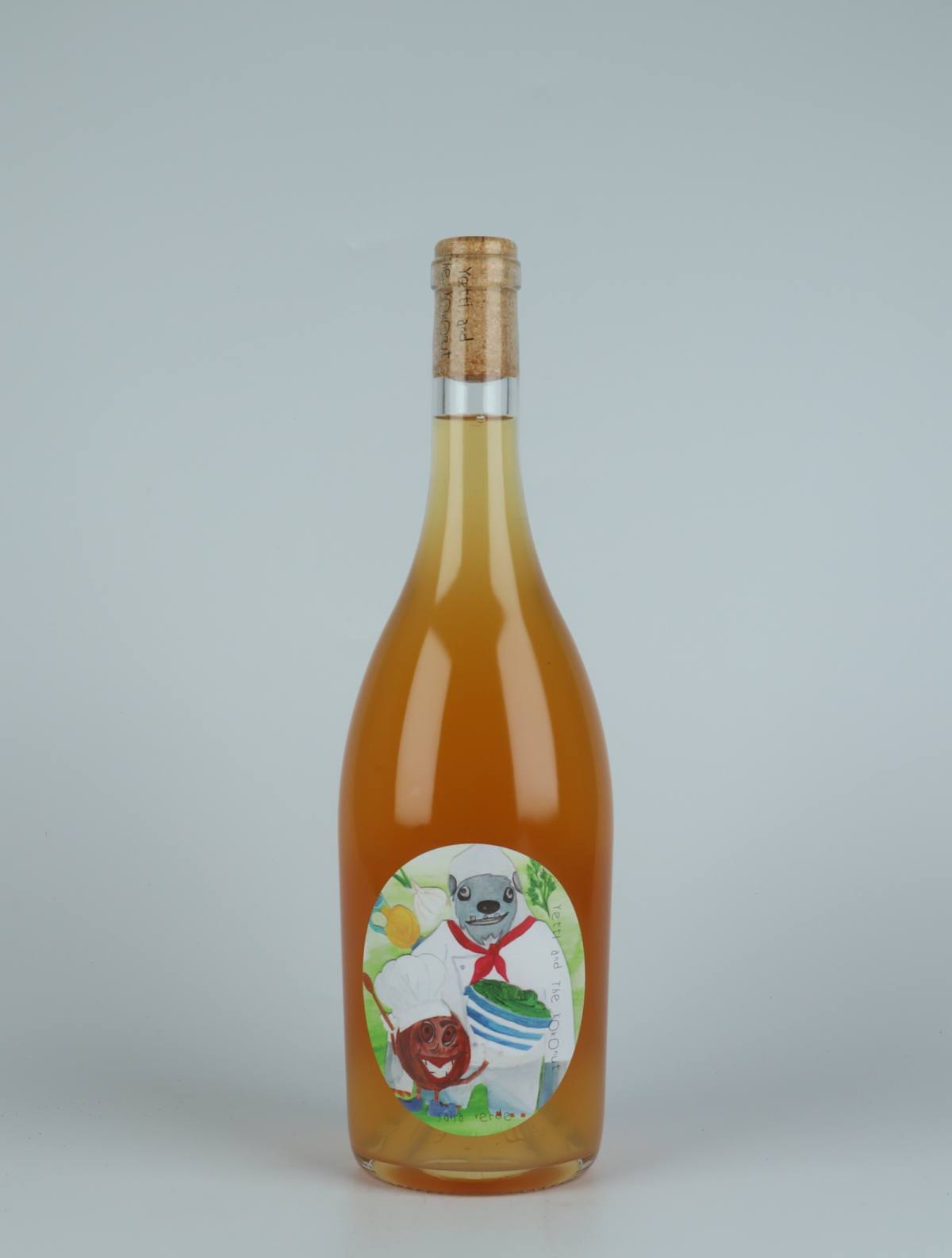 A bottle 2021 Salsa Verde Orange wine from Yetti and the Kokonut, Adelaide Hills in Australia