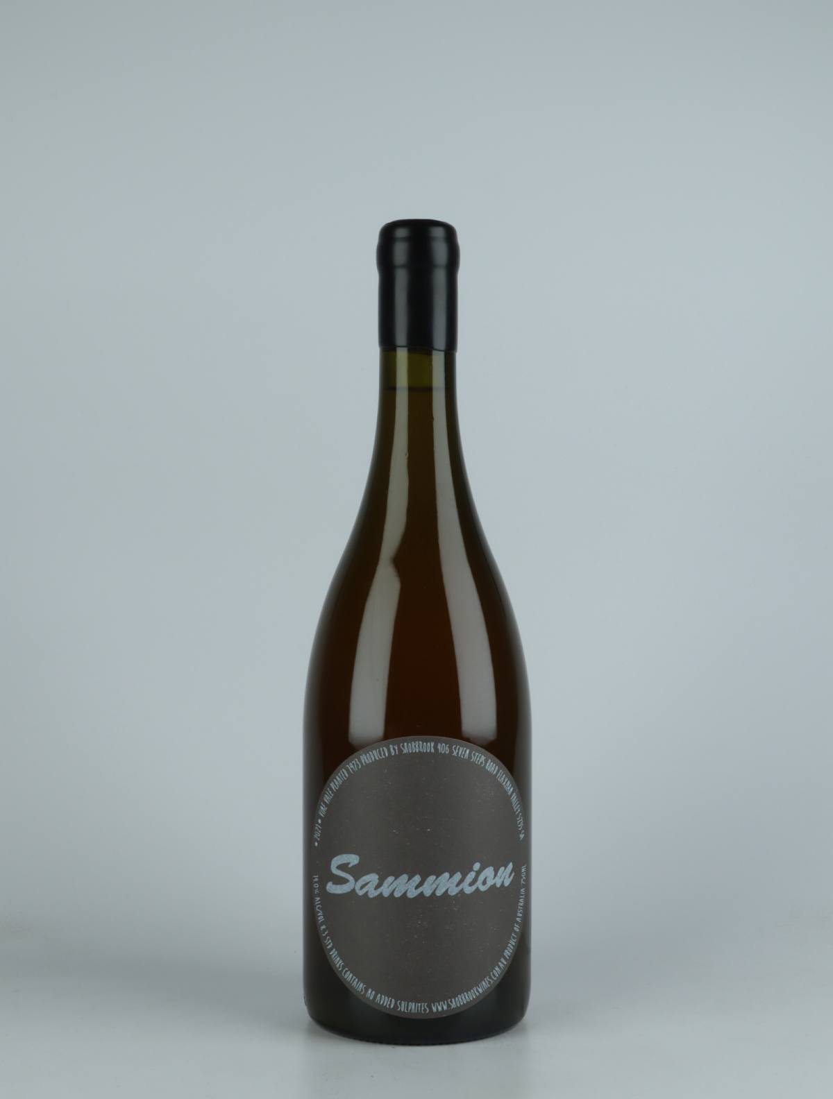 A bottle 2021 Sammion White wine from Tom Shobbrook, Adelaide Hills in Australia