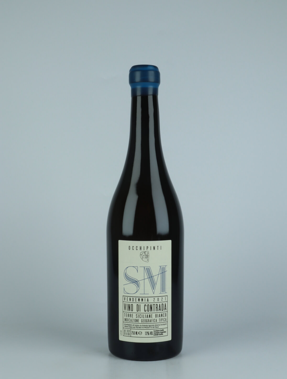 A bottle 2021 Santa Margherita White wine from Arianna Occhipinti, Sicily in Italy
