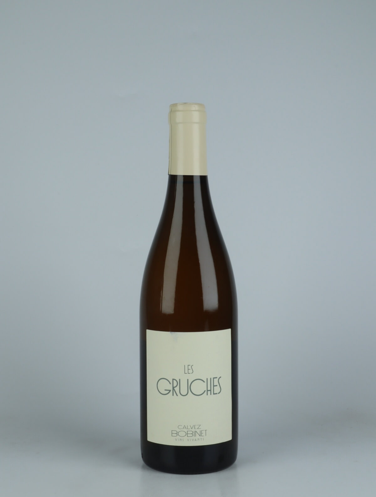 A bottle 2021 Les Gruches White wine from Domaine Bobinet, Loire in France