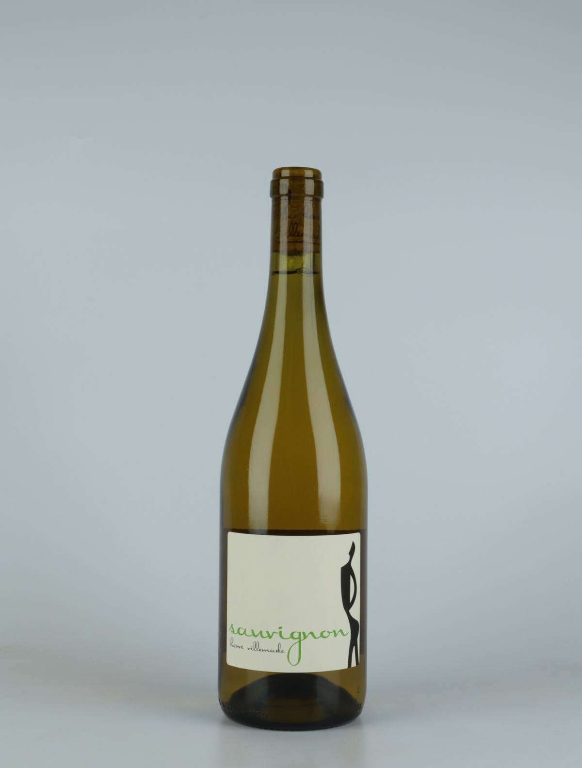 A bottle 2021 Sauvignon Blanc White wine from Hervé Villemade, Loire in France