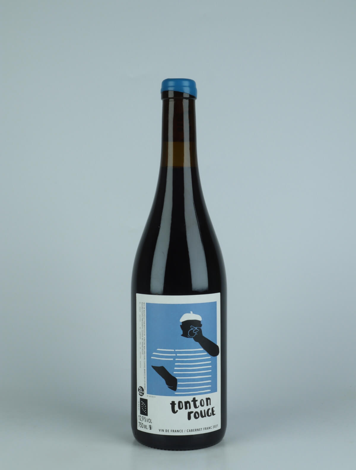 En flaske 2021 Tonton Rouge - Cabernet Franc Rødvin fra Vincent Wallard, Loire i Frankrig
