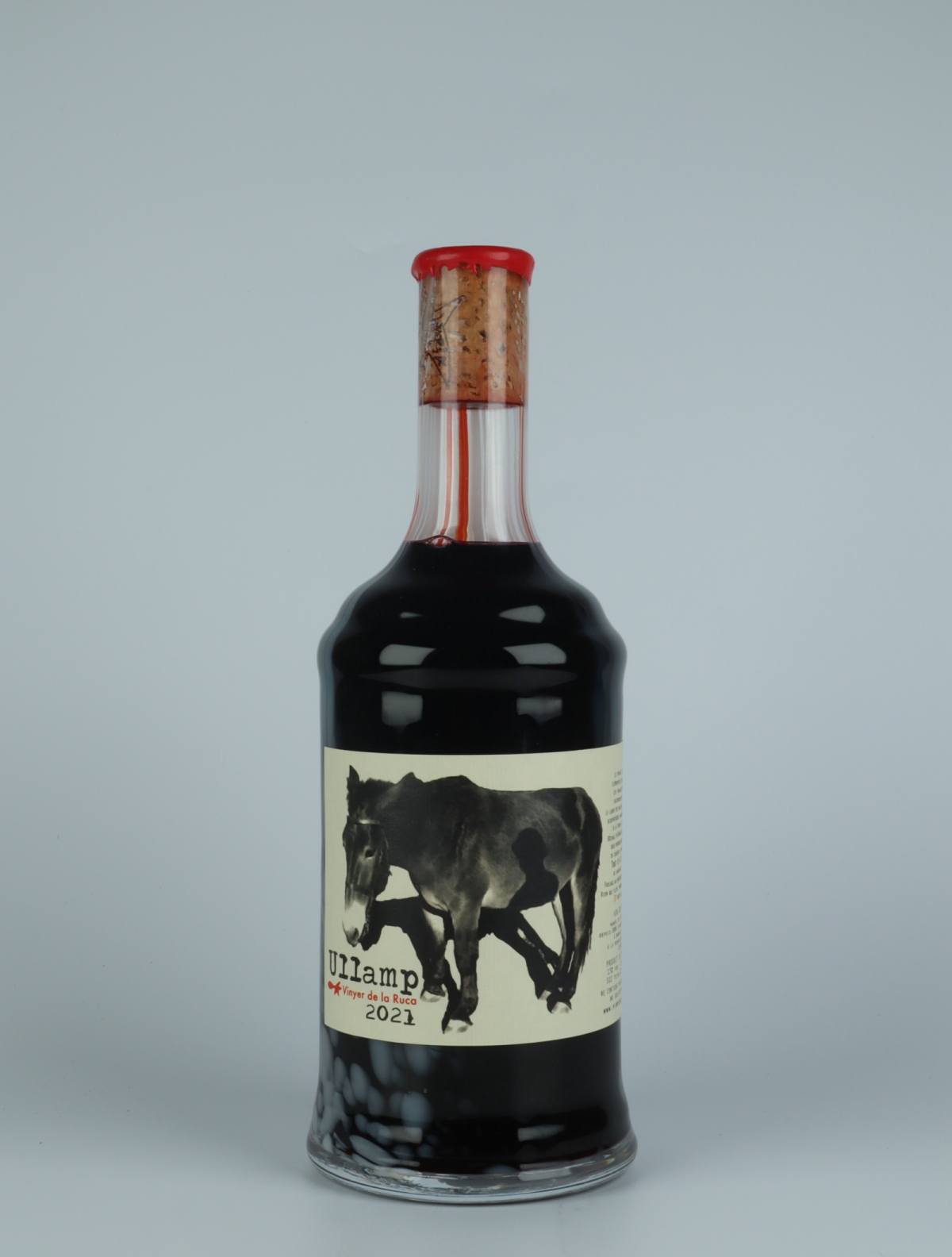 A bottle 2021 Ullamp Red wine from Vinyer de la Ruca, Rousillon in France