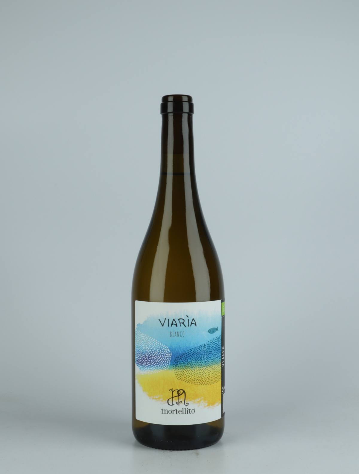 En flaske 2021 Viaria Orange vin fra Il Mortellito, Sicilien i Italien