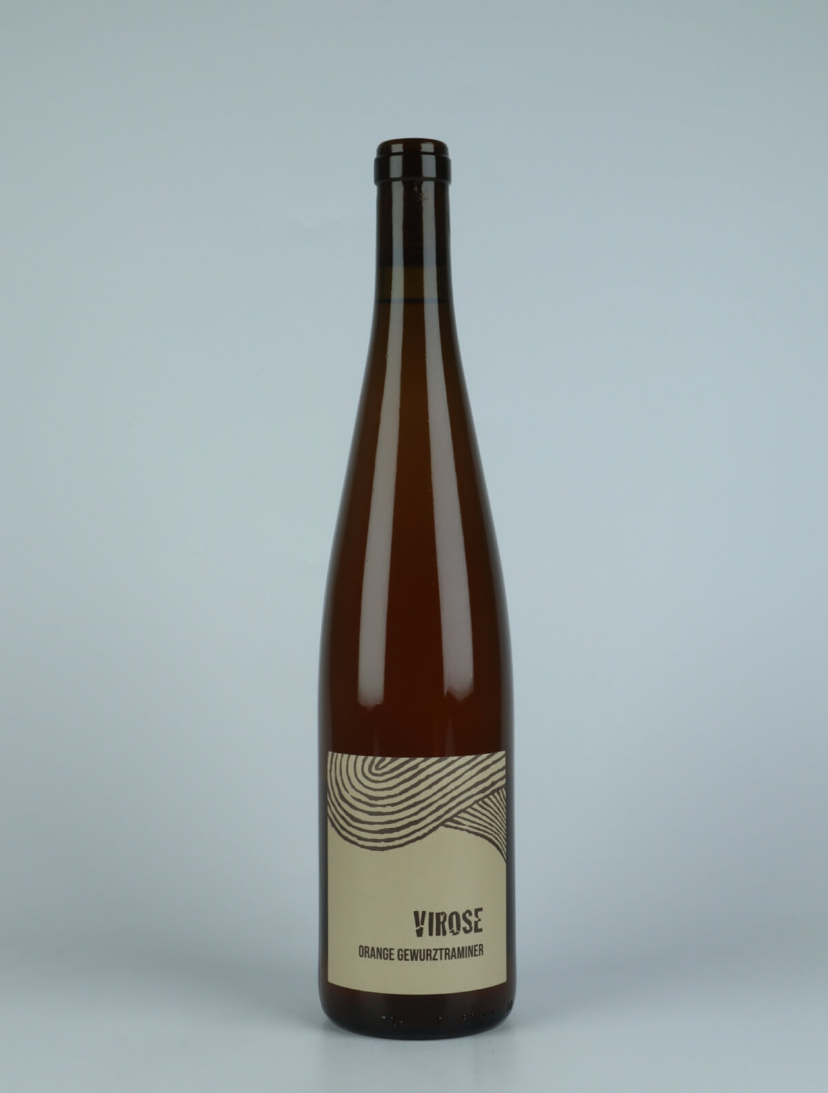 En flaske 2021 Virose Orange vin fra Ruhlmann Dirringer, Alsace i Frankrig