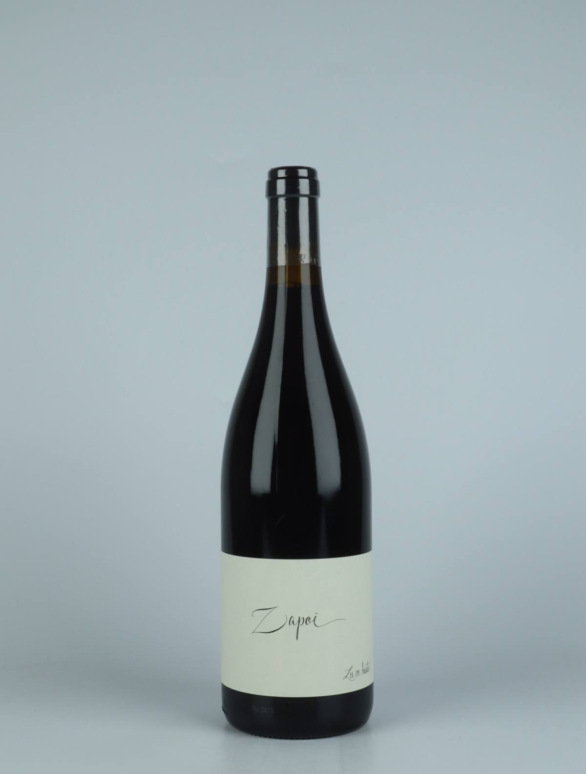 A bottle 2021 Zapoï Red wine from Les En Hauts, Beaujolais in France