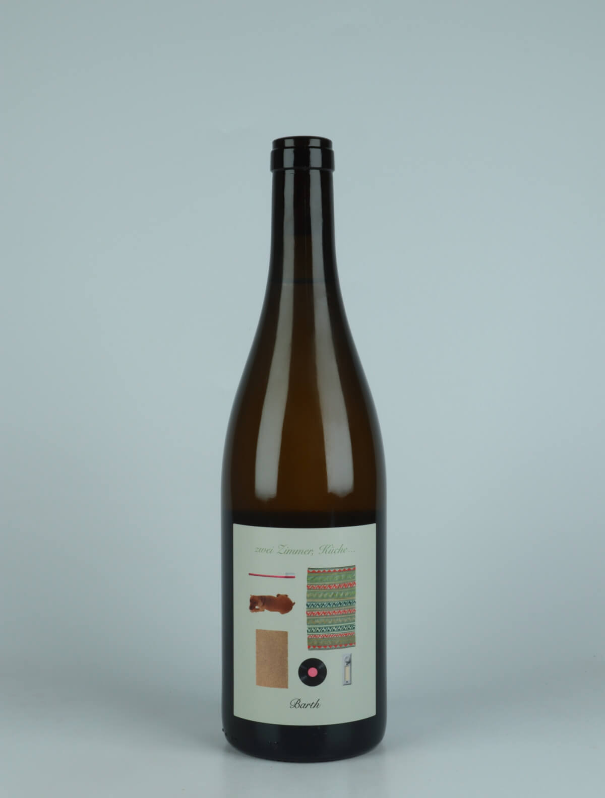 A bottle 2021 Zwei Zimmer, Küche, Barth White wine from Christopher Barth, Rheinhessen in Germany