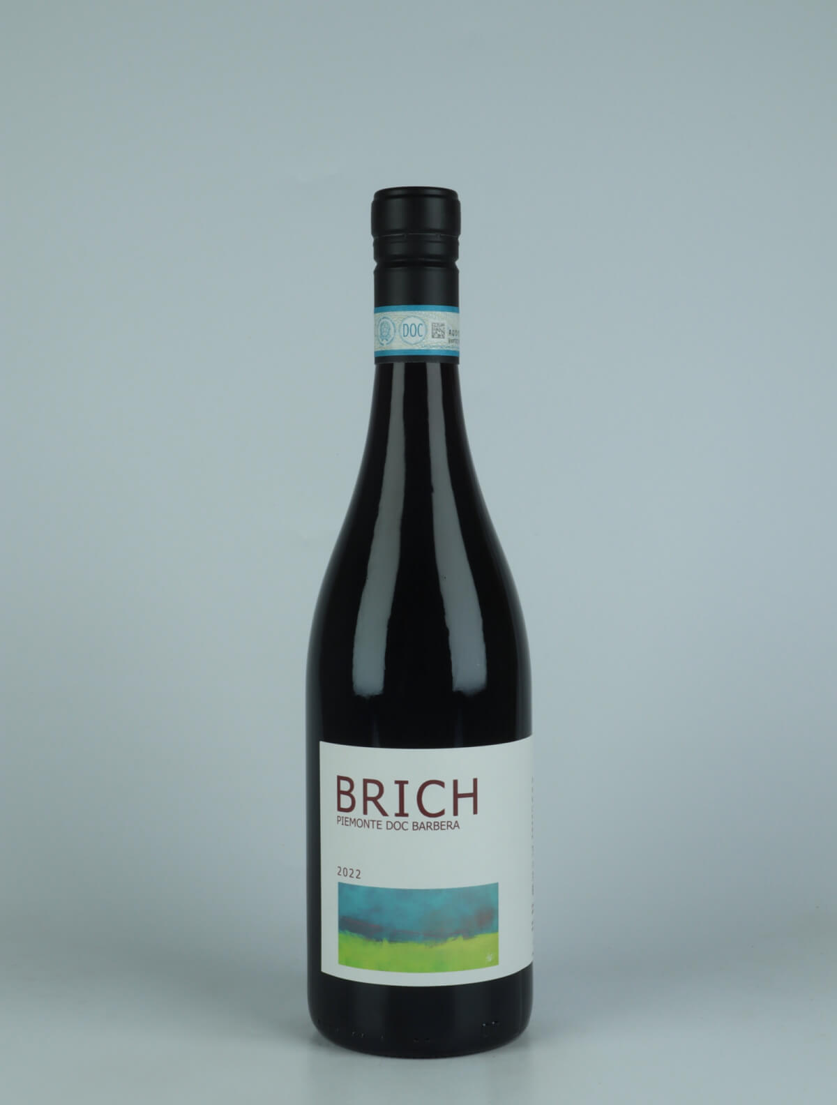 A bottle 2022 Barbera - Brich Red wine from Agricola Gaia, Piedmont in Italy