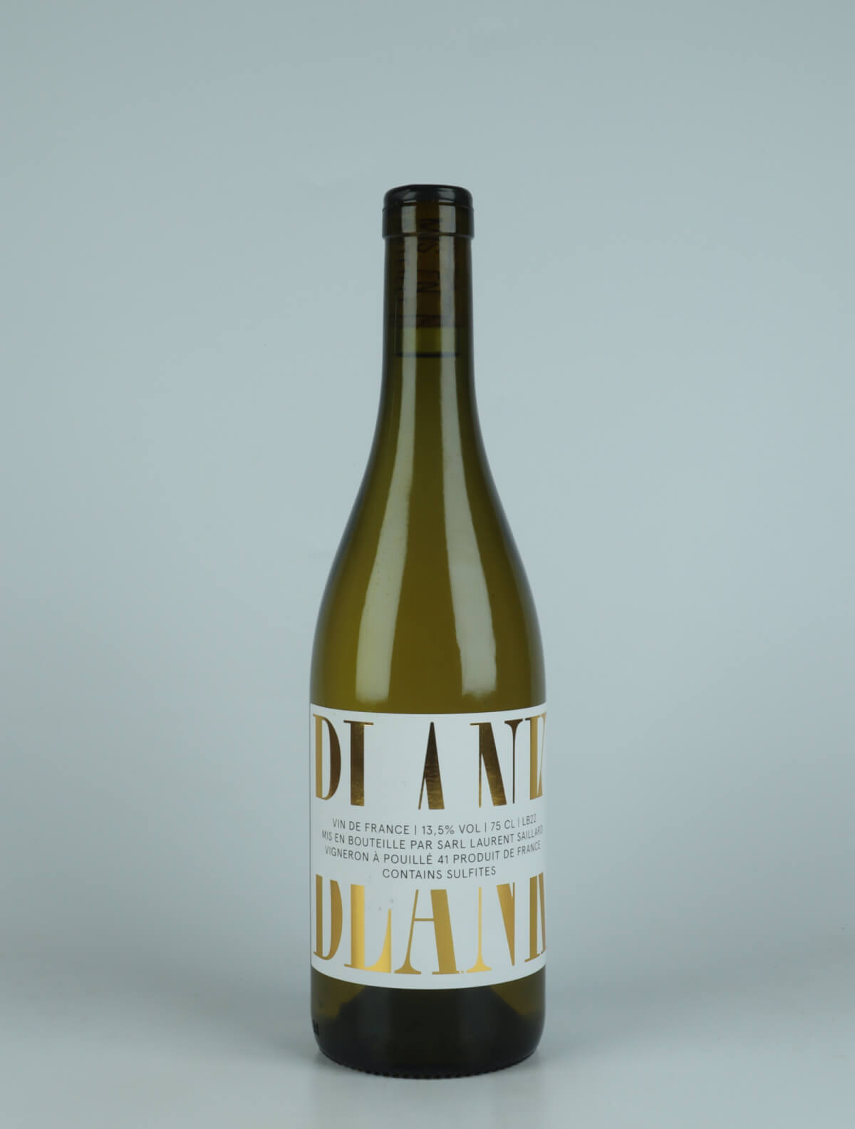 A bottle 2022 Blank White wine from Laurent Saillard, Loire in France