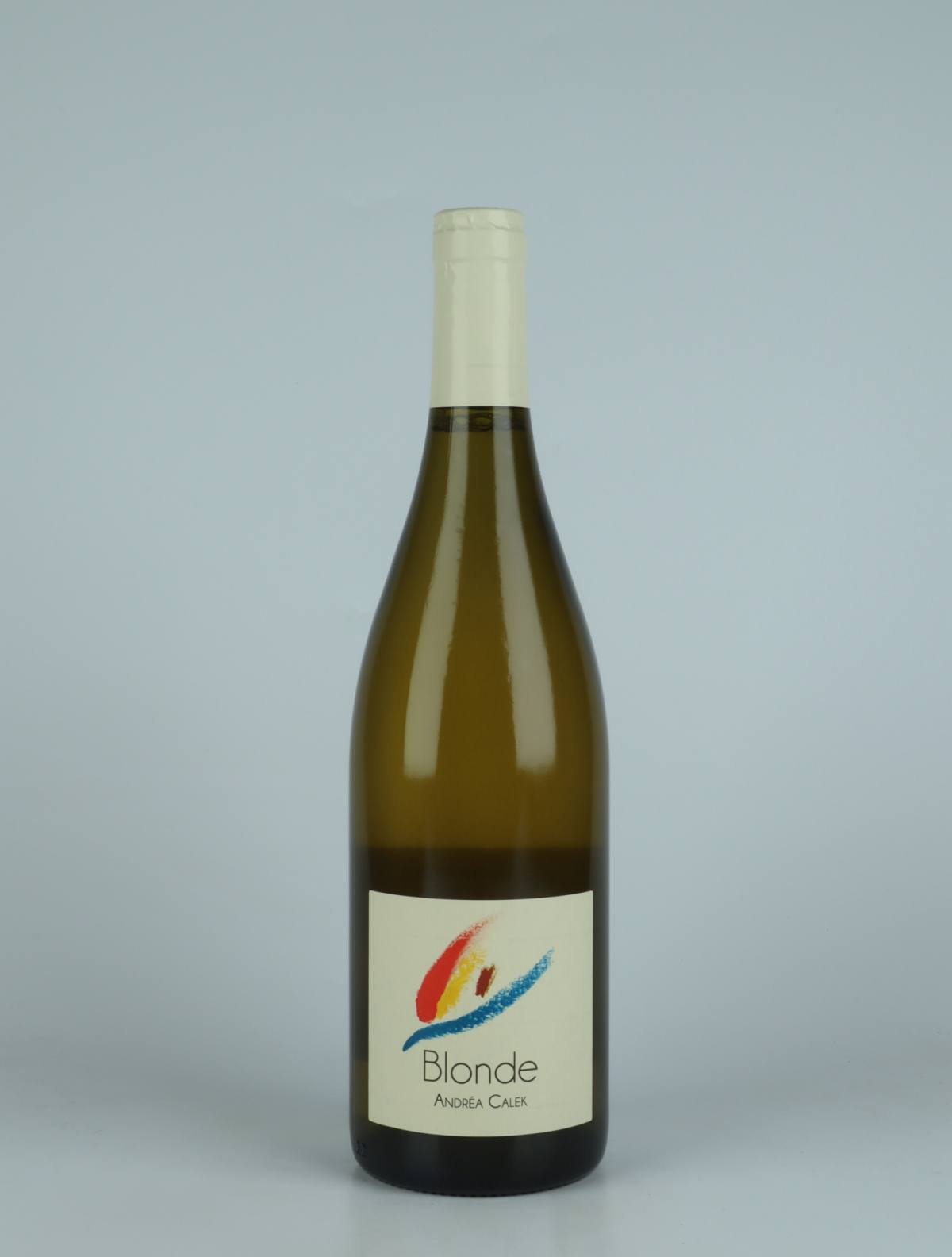 A bottle 2022 Blonde White wine from Andrea Calek, Ardèche in France