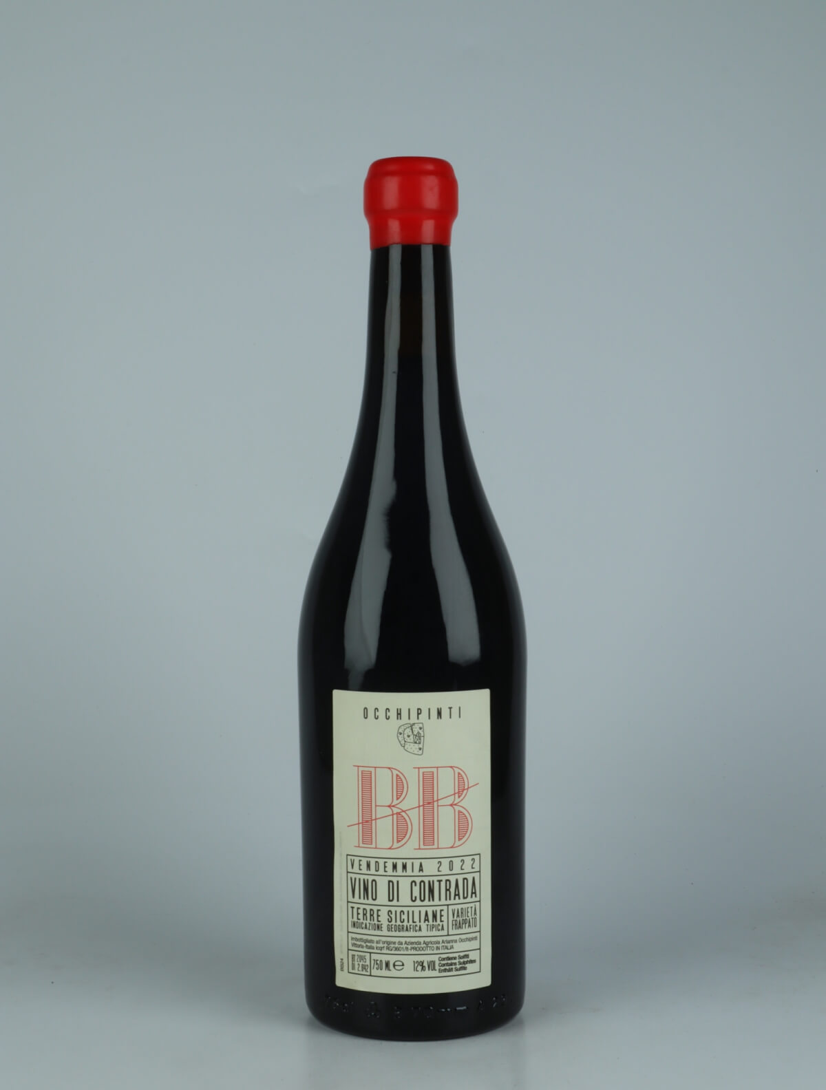 En flaske 2022 Bombolieri - BB Rødvin fra Arianna Occhipinti, Sicilien i Italien