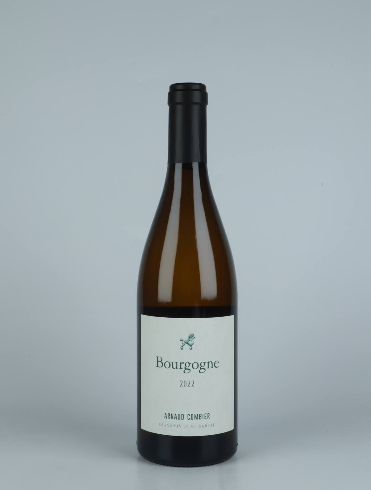 A bottle 2022 Bourgogne Blanc White wine from Arnaud Combier, Burgundy in France