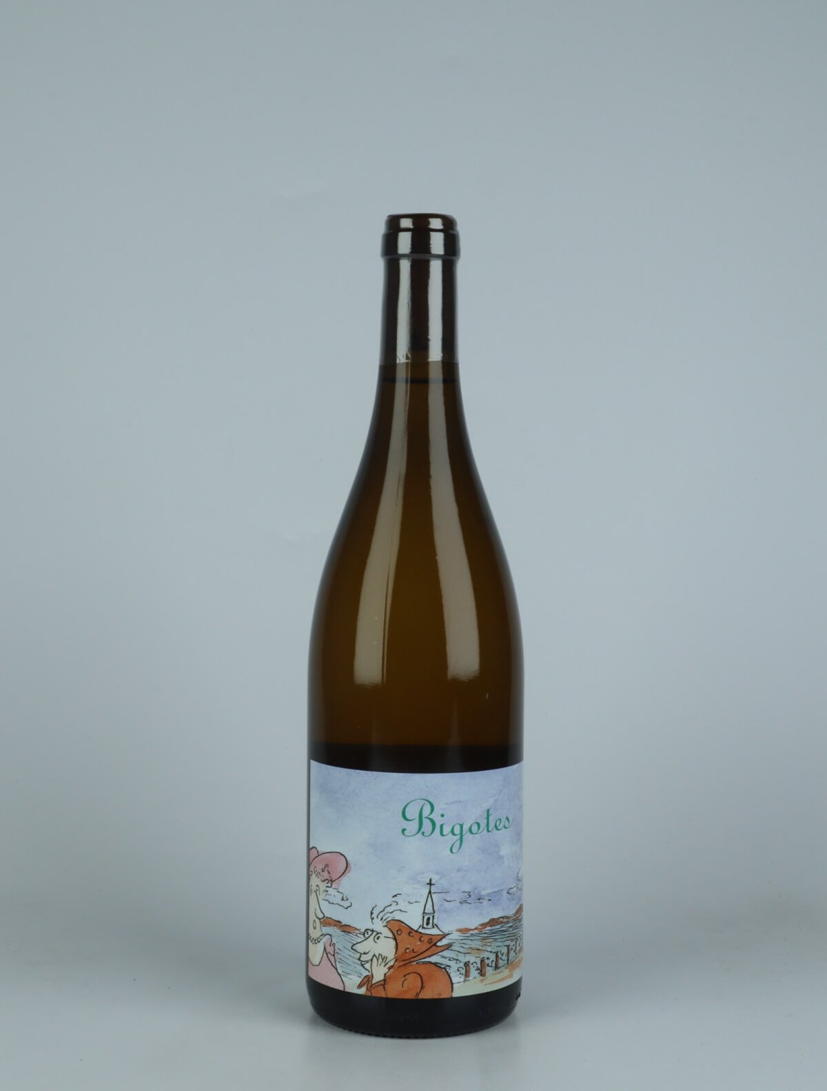 En flaske 2022 Bourgogne Blanc - Bigotes Hvidvin fra Frédéric Cossard, Bourgogne i Frankrig