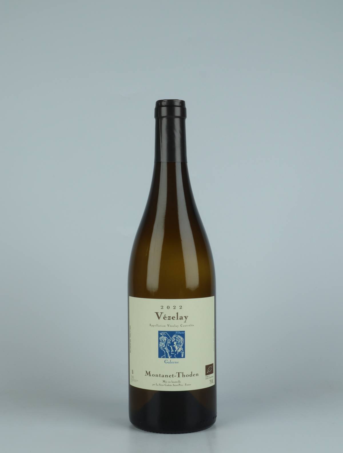 En flaske 2022 Bourgogne Vézelay - Galerne Hvidvin fra Domaine Montanet-Thoden, Bourgogne i Frankrig