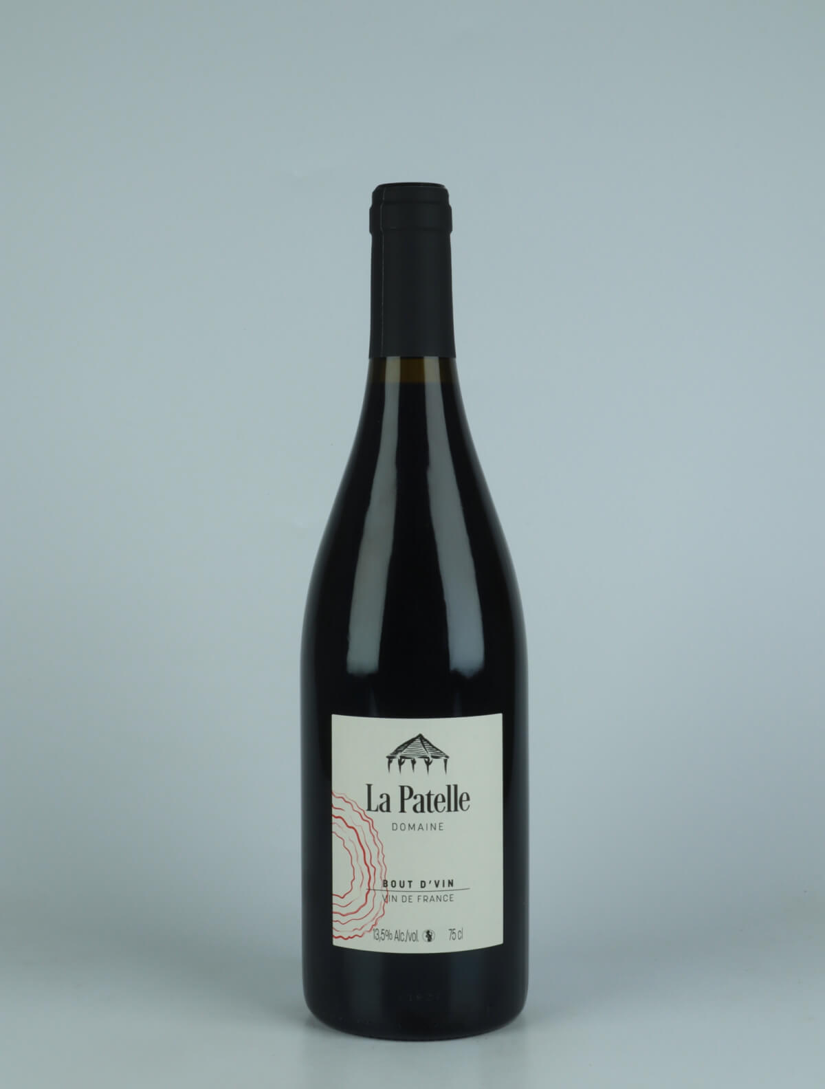 A bottle 2022 Bout d'Vin - Trousseau Red wine from Domaine de La Patelle, Jura in France