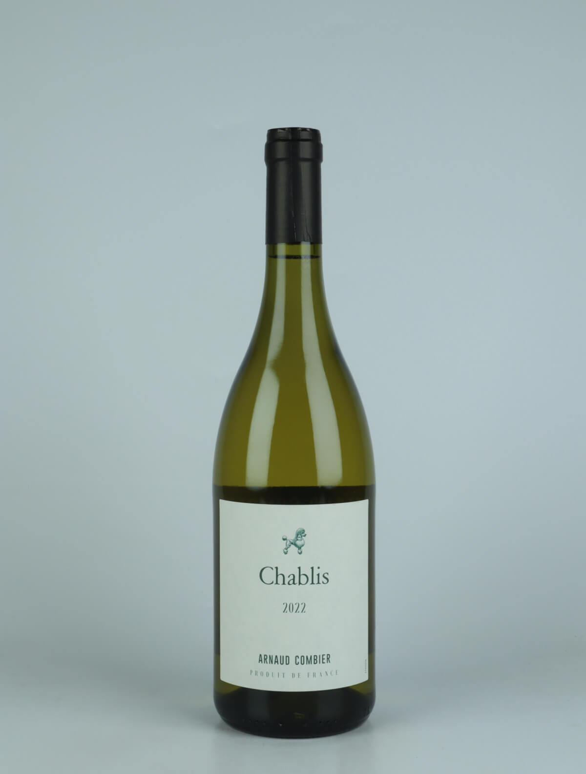 A bottle 2022 Chablis White wine from Arnaud Combier, Burgundy in France