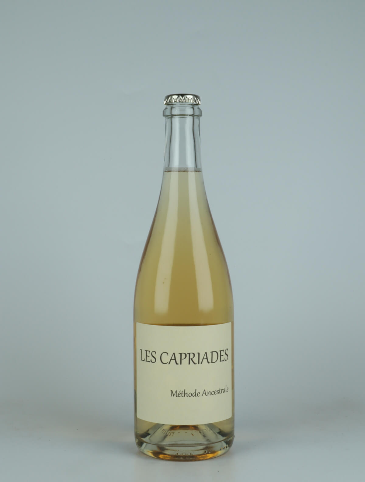 En flaske 2022 Chenin Mousserende fra Les Capriades, Loire i Frankrig