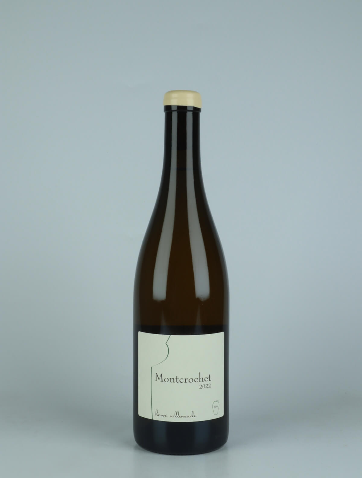En flaske 2022 Cheverny Blanc - Montcrochet Hvidvin fra Hervé Villemade, Loire i Frankrig