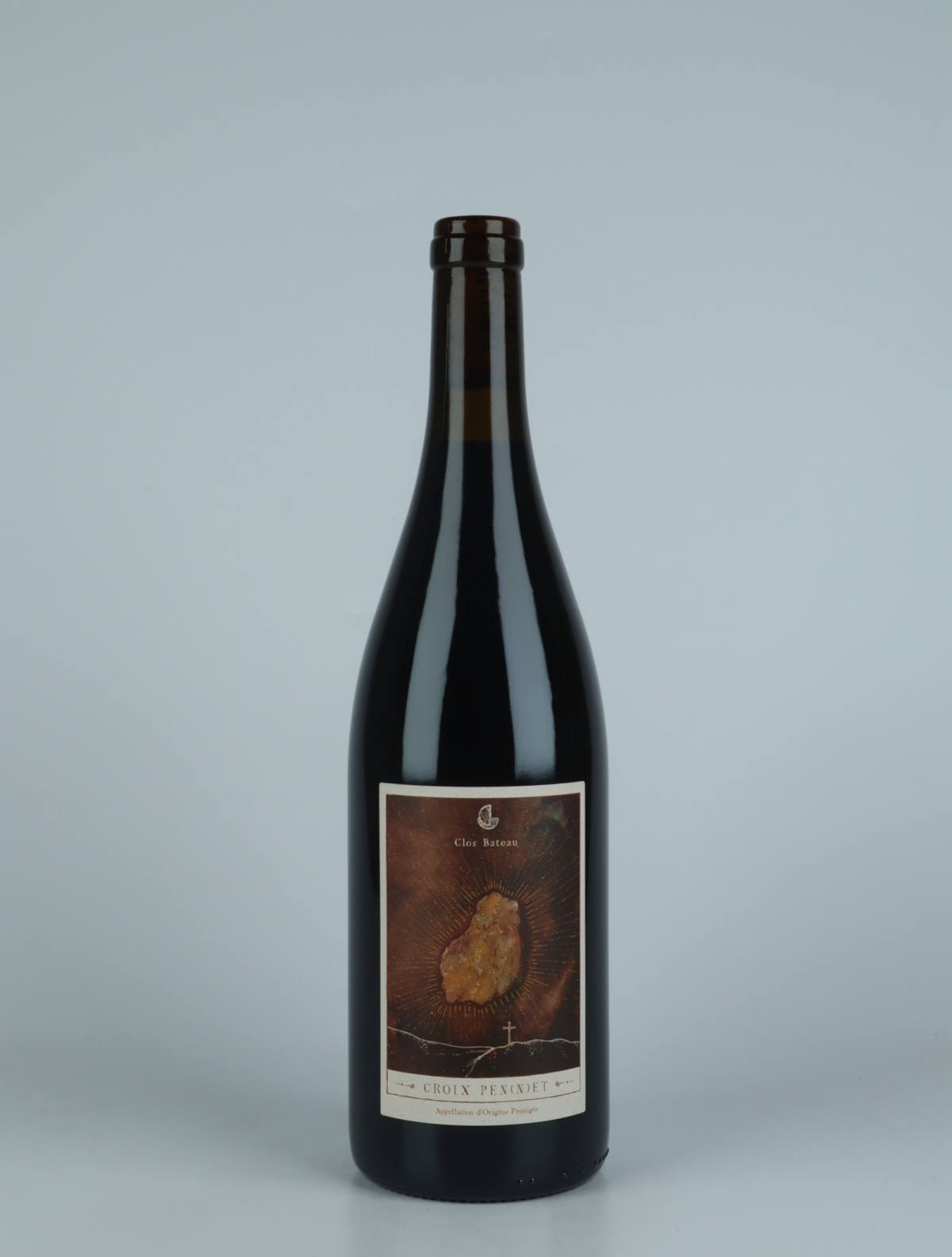 A bottle 2022 Croix Pennet Red wine from Clos Bateau, Beaujolais in France