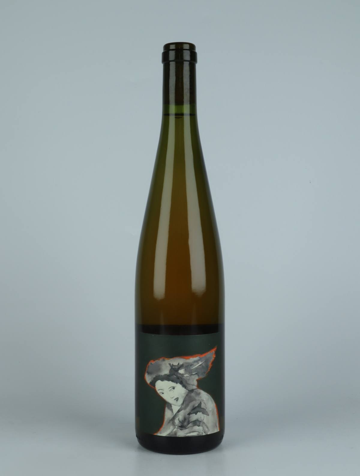 En flaske 2022 Demoiselle Orange vin fra Domaine Rietsch, Alsace i Frankrig