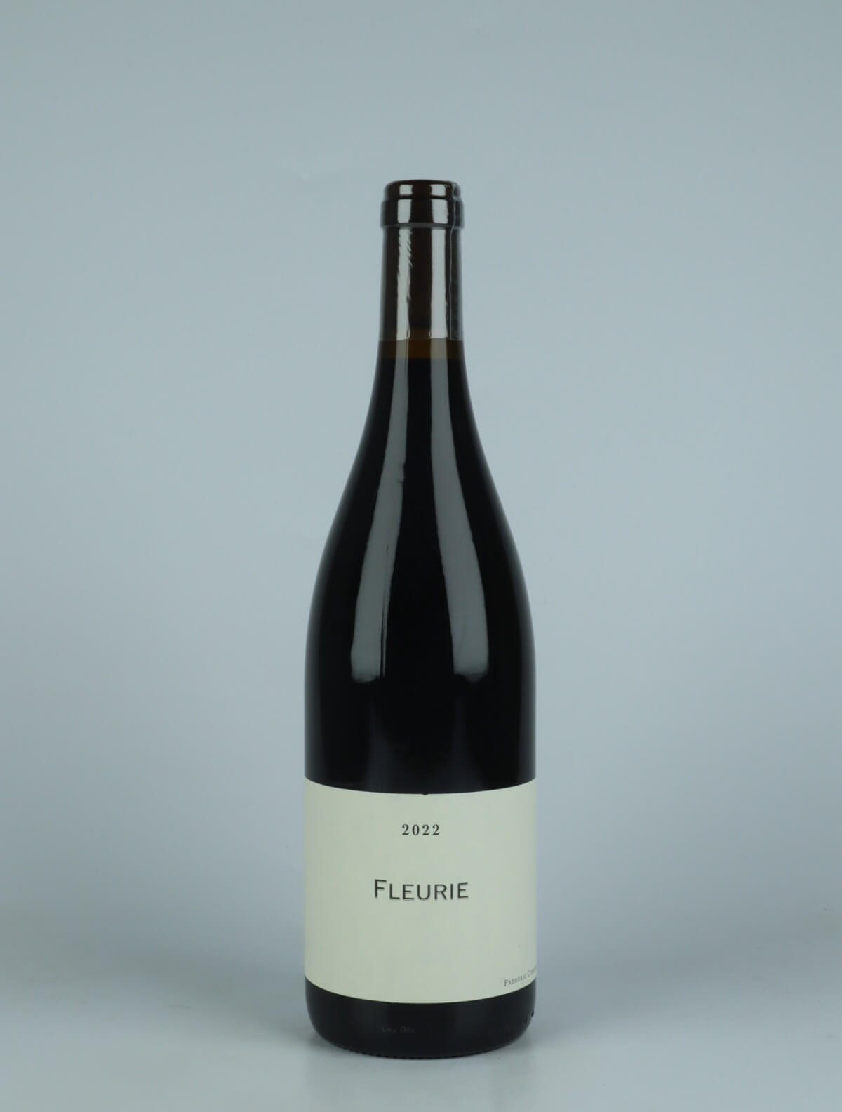 A bottle 2022 Fleurie Red wine from Frédéric Cossard, Beaujolais in France
