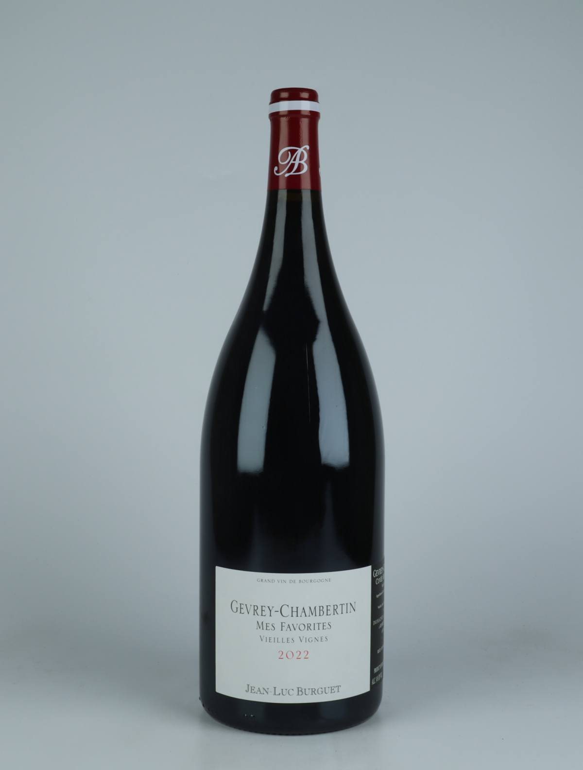 A bottle 2022 Gevrey-Chambertin - Mes Favorites - Magnum Red wine from Jean-Luc & Eric Burguet, Burgundy in France
