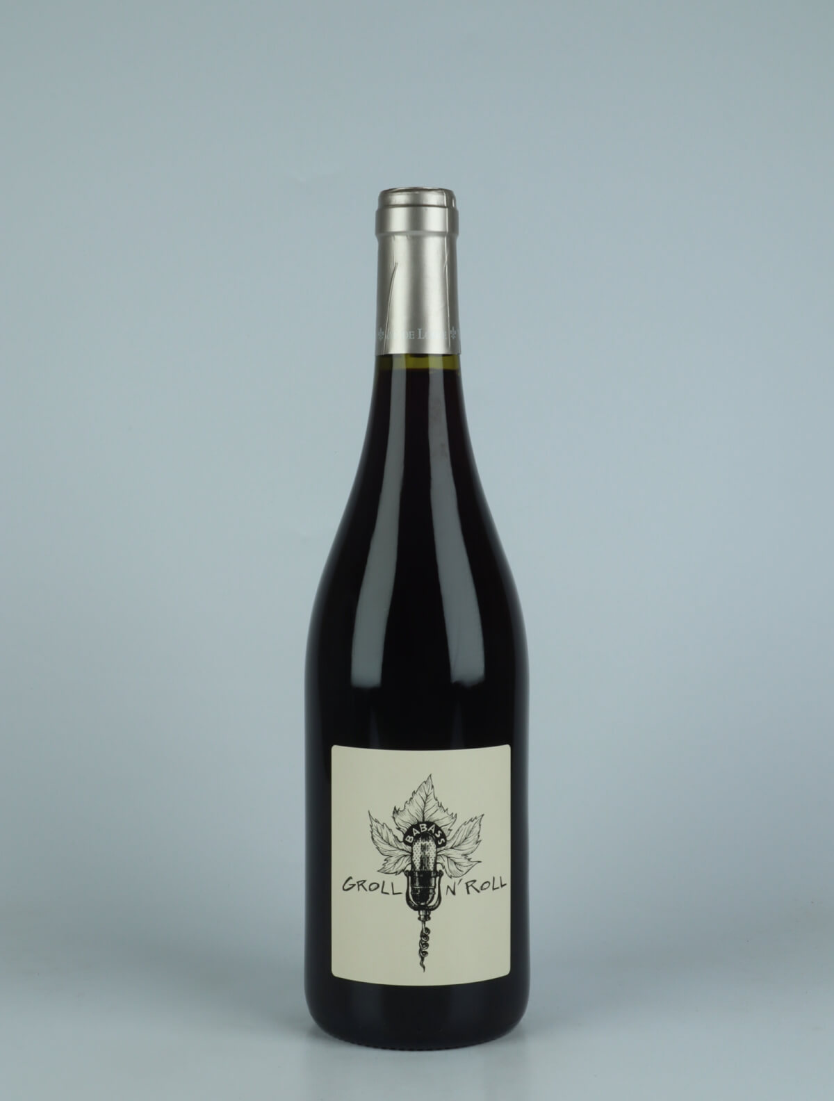 A bottle 2022 Groll 'n Roll Red wine from Les Vignes de Babass, Loire in France