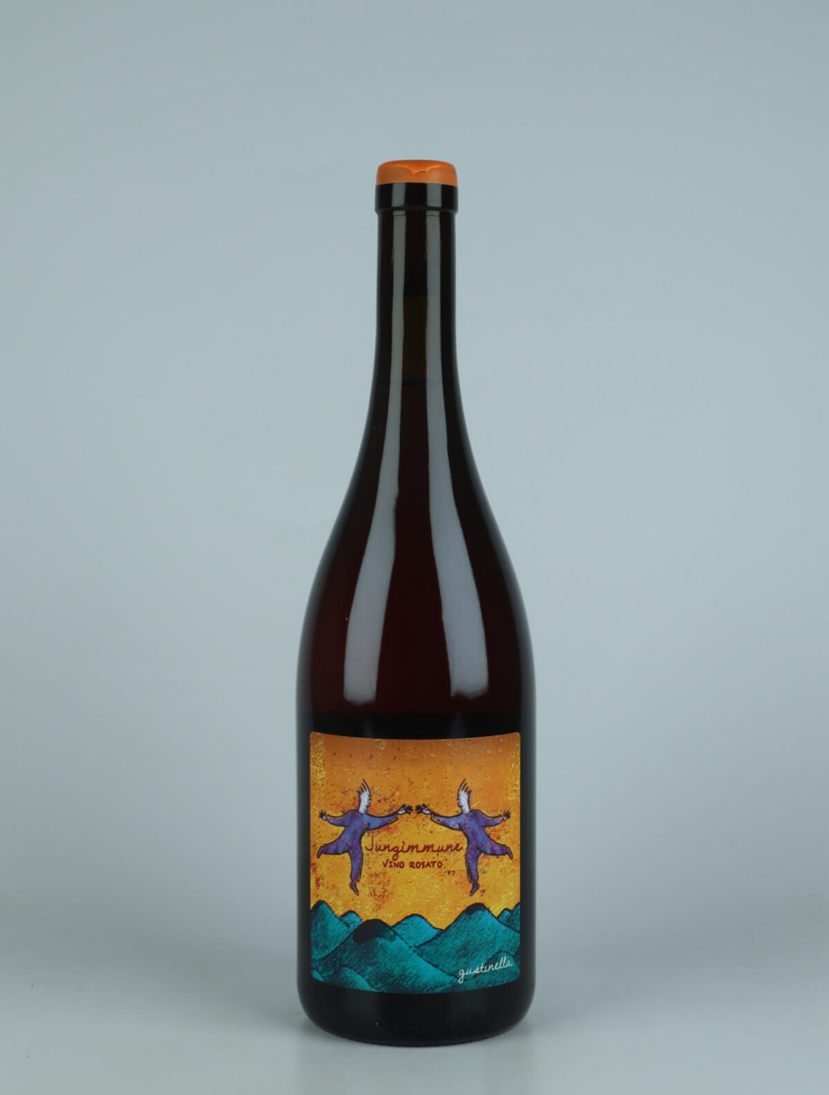 A bottle 2022 Jungimmune Rosato Rosé from Gustinella, Sicily in Italy