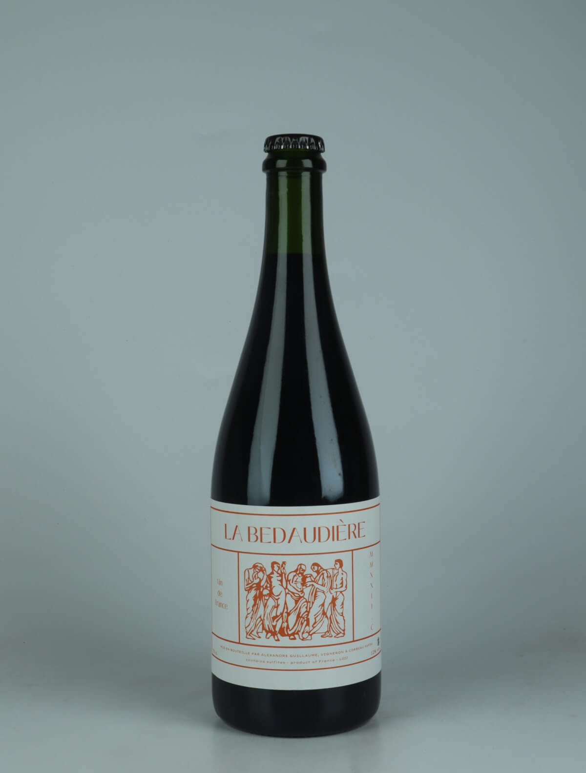 En flaske 2022 La Bedaudière - Rouge C Rødvin fra Alexandre Guillaume, Loire i Frankrig
