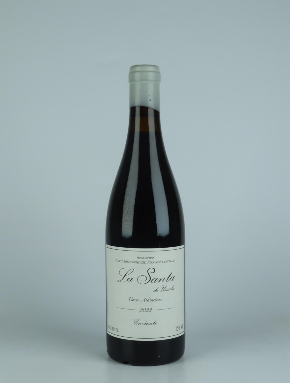 A bottle 2022 La Santa - Tenerife Red wine from Envínate,  in Spain