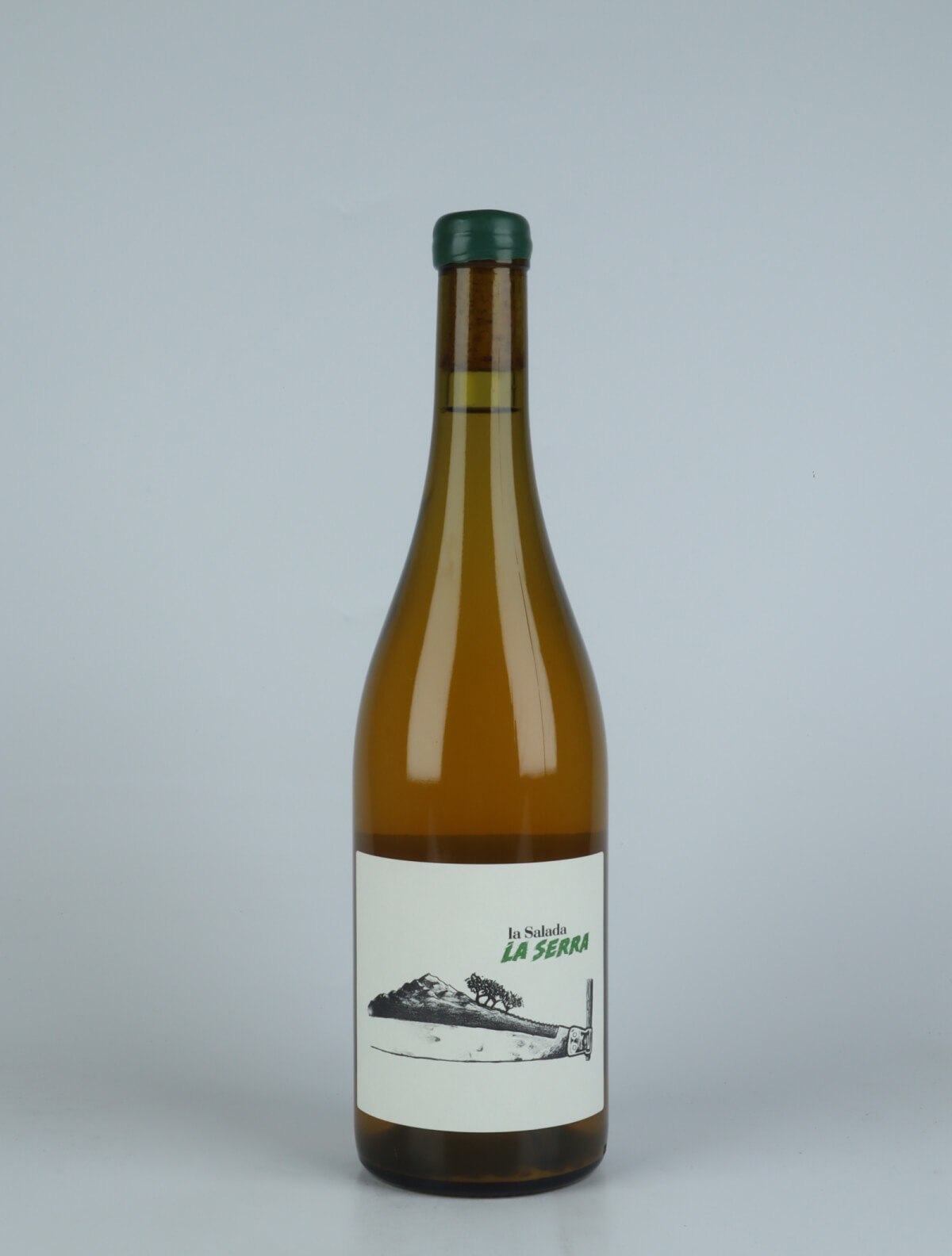A bottle 2022 La Serra Orange wine from Celler la Salada, Penedès in Spain