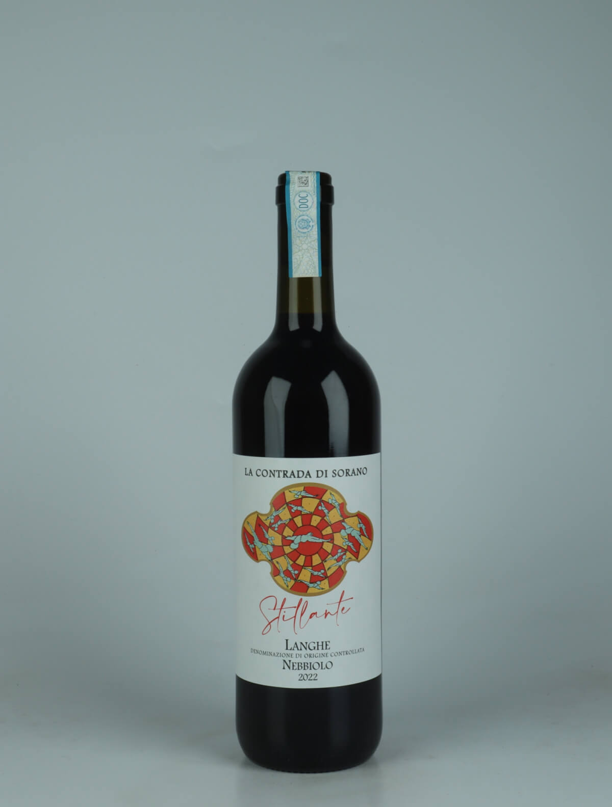 A bottle 2022 Langhe Nebbiolo - Stilante' Red wine from La Contrada di Sorano, Piedmont in Italy