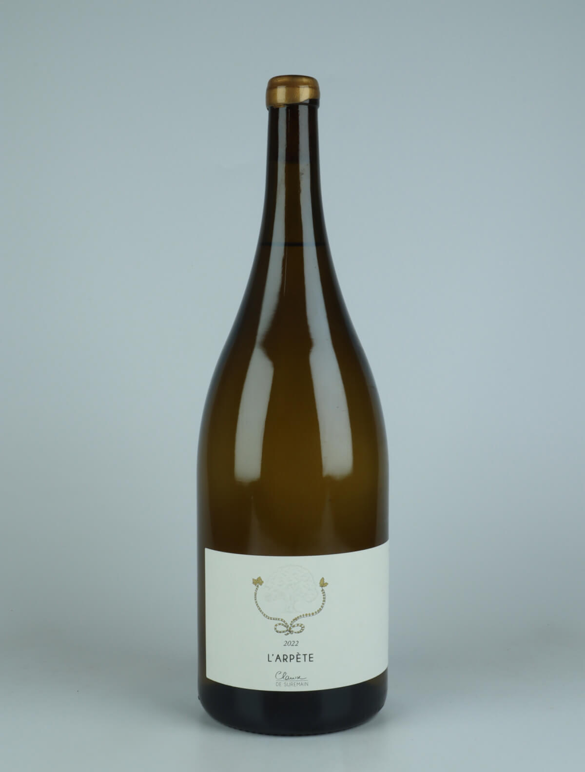 A bottle 2022 L'Arpète - Magnum White wine from Clarisse de Suremain, Burgundy in France