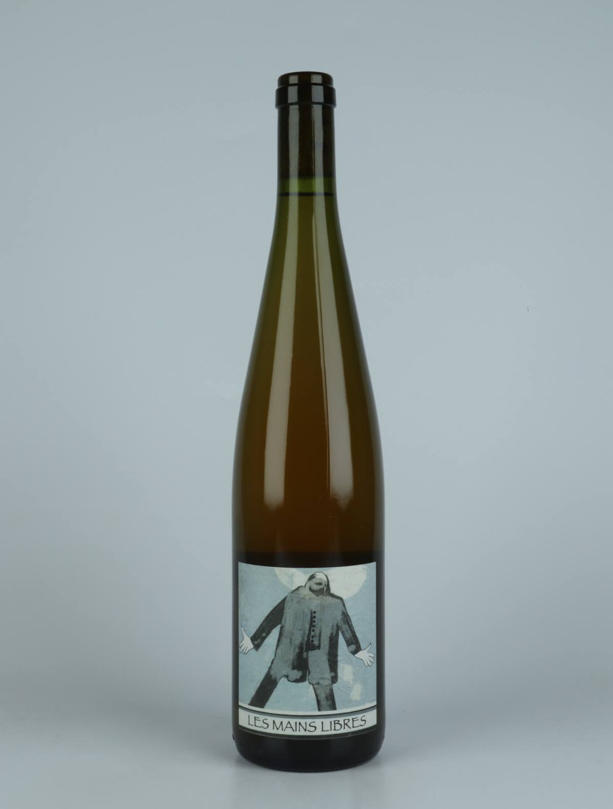 A bottle 2022 Les Mains Libres Orange wine from Domaine Rietsch, Alsace in France