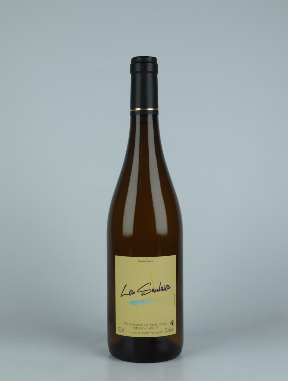 A bottle 2022 Les Saulaies White wine from Damien Bureau, Loire in France