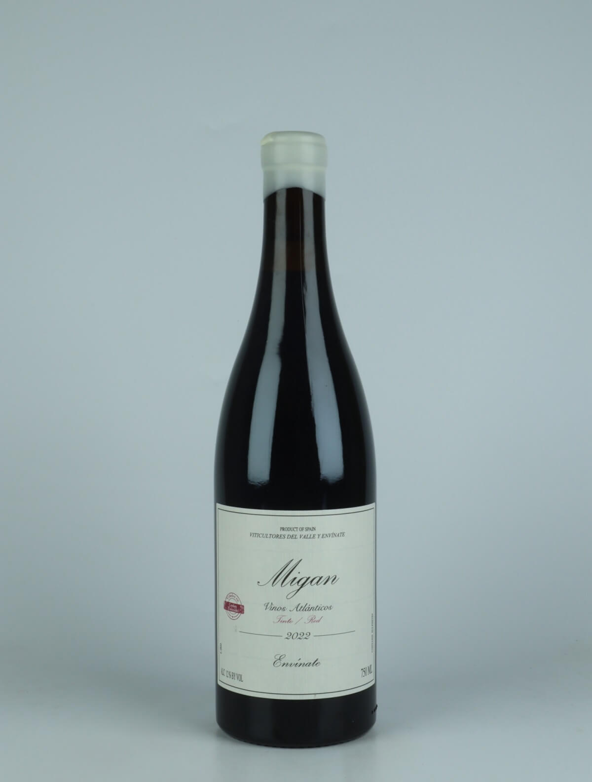 A bottle 2022 Migan - Tenerife Red wine from Envínate,  in Spain
