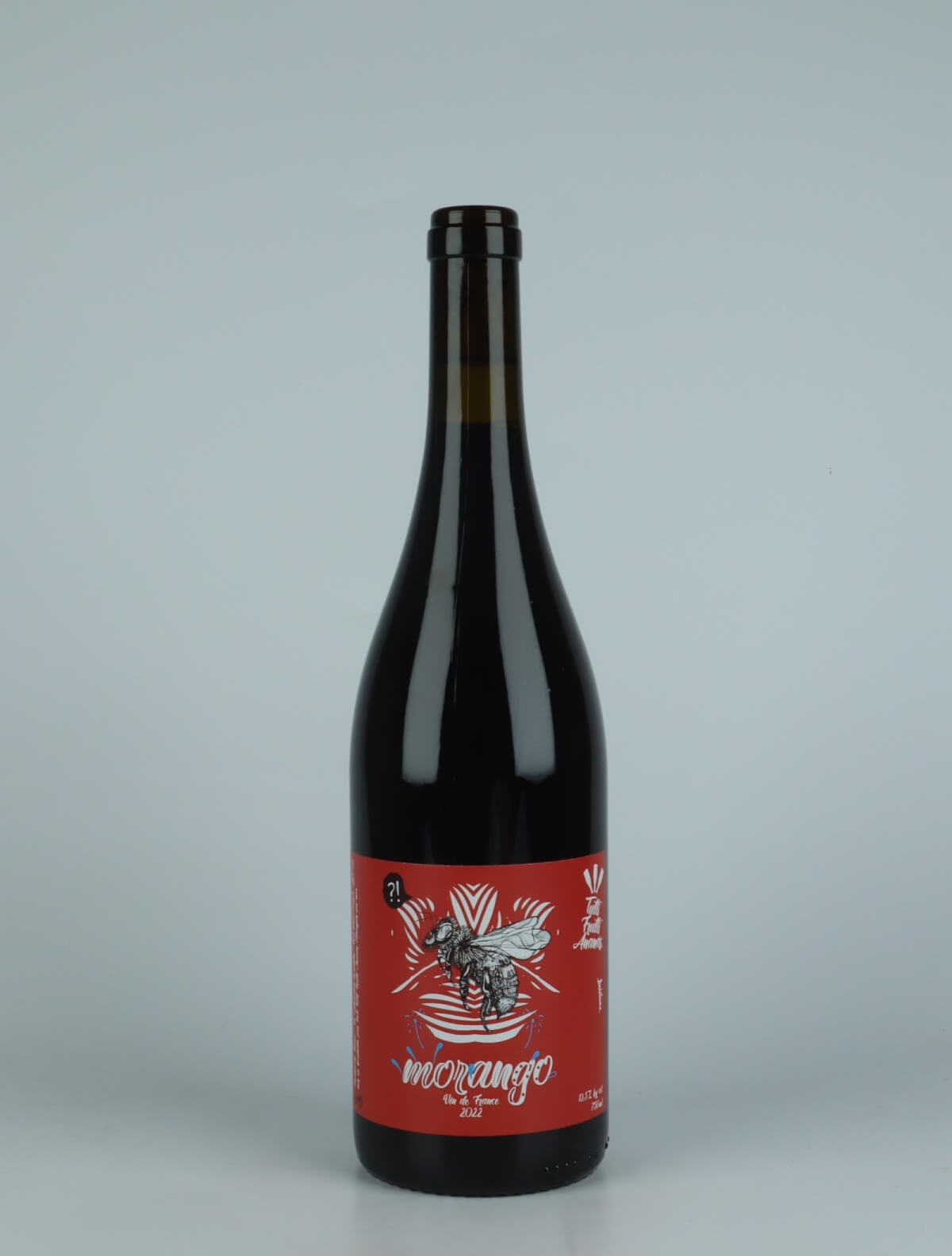 A bottle 2022 Morango Red wine from Tutti Frutti Ananas, Rousillon in France