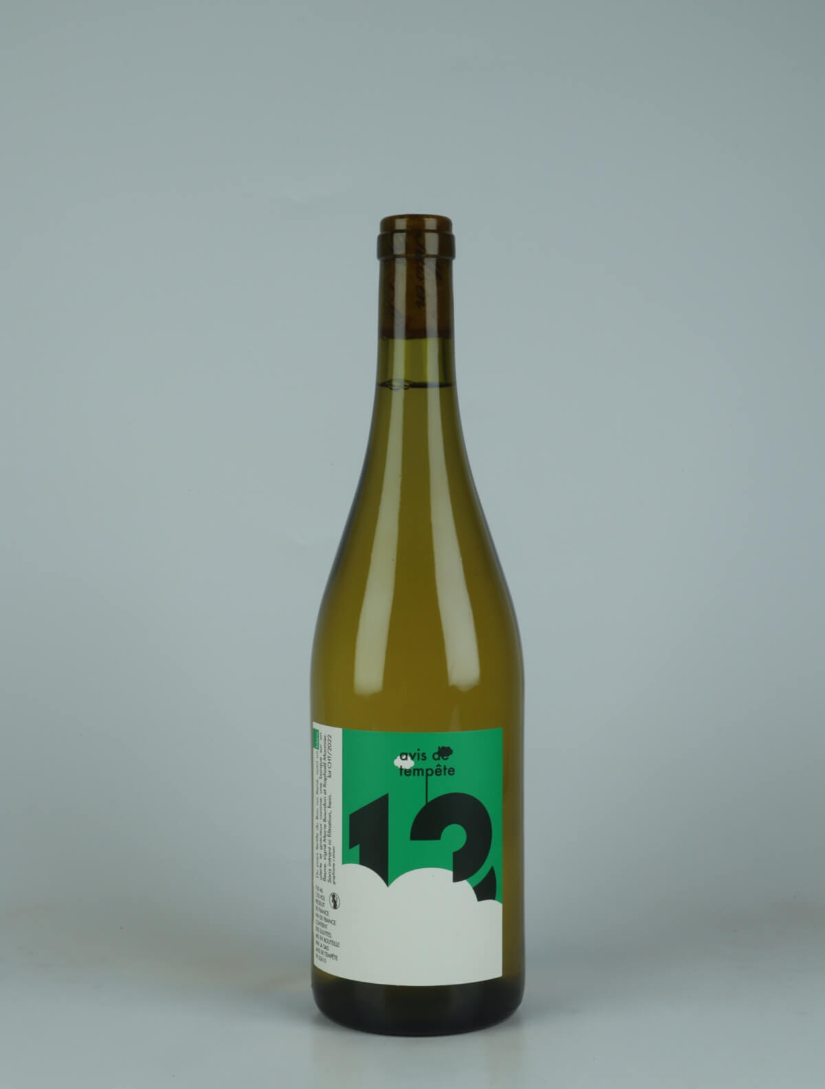 A bottle 2022 N°13 Chenin White wine from Avis de Tempête, Loire in France