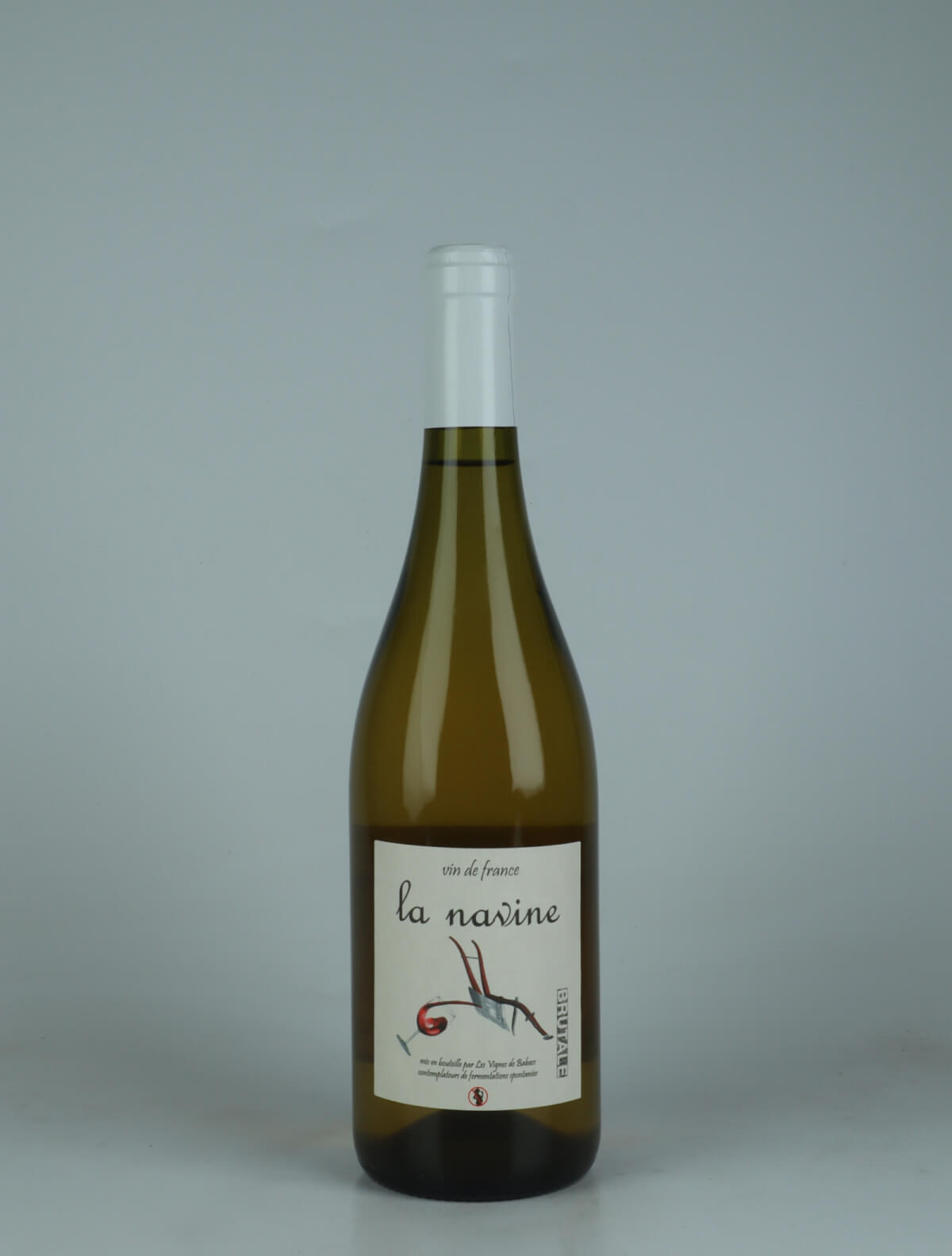 A bottle 2022 Navine Brutale White wine from Les Vignes de Babass, Loire in France