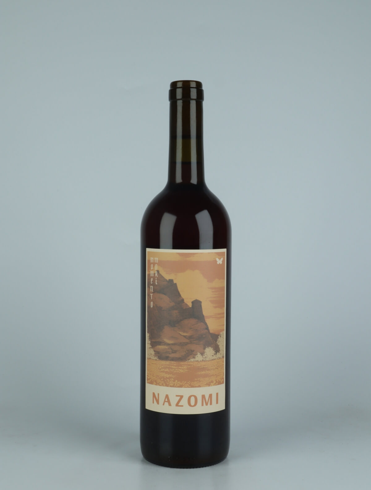 A bottle 2022 Nazomi Red wine from Momento Mori, Victoria in Australia