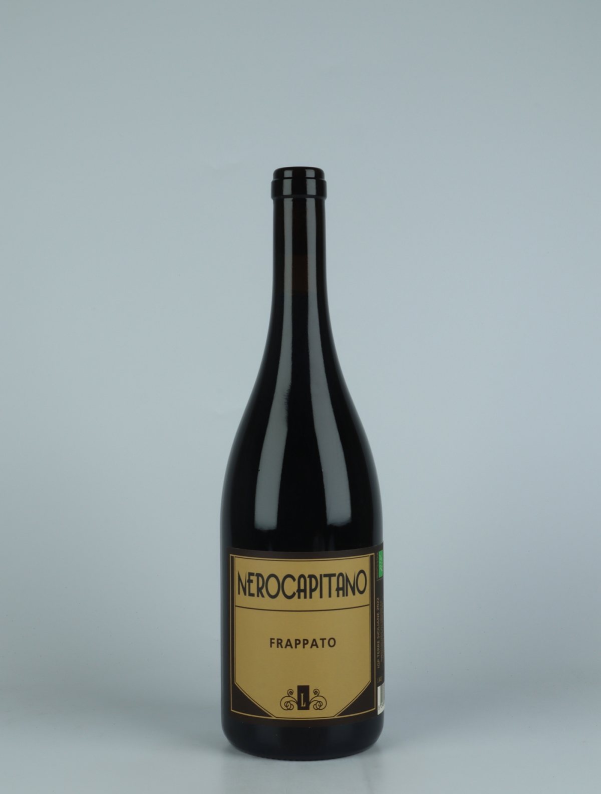 A bottle 2022 Nerocapitano Red wine from Lamoresca, Sicily in Italy