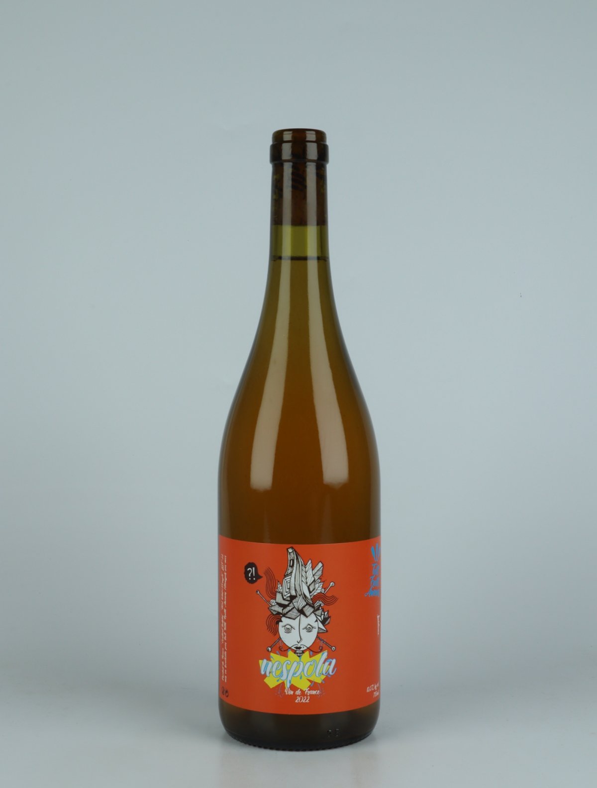 A bottle 2022 Nespola White wine from Tutti Frutti Ananas, Rousillon in France