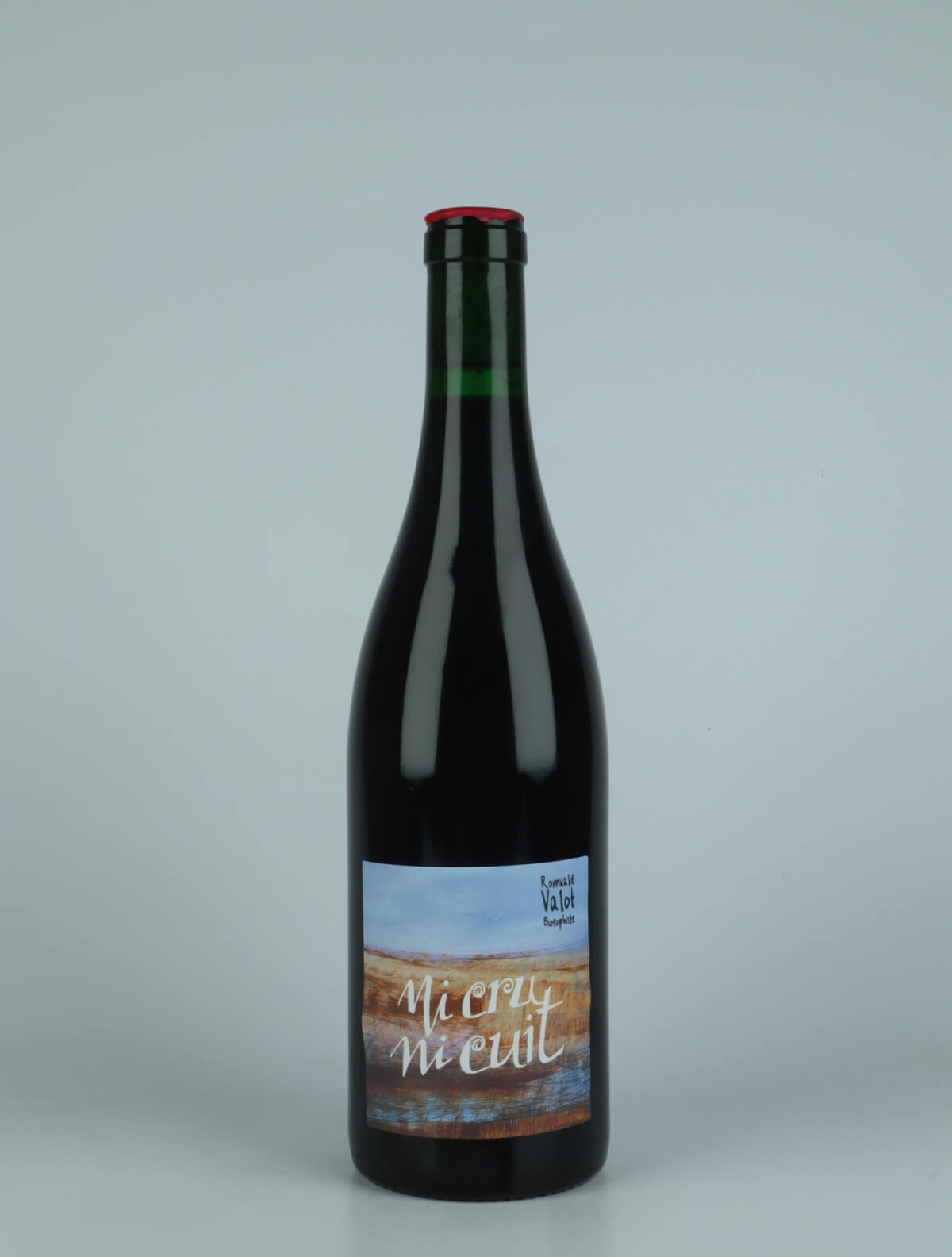 En flaske 2022 Ni Cru ni Cuit Rødvin fra Romuald Valot, Beaujolais i Frankrig
